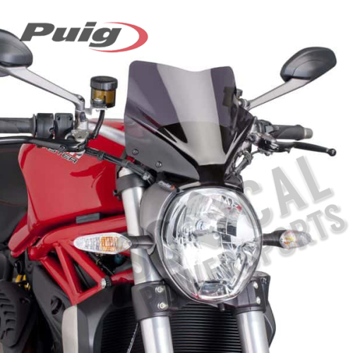 PUIG - PUIG New Generation Sport Windscreen - Dark Smoke - 7013F