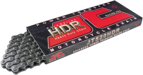 JT Drive Chain - JT Drive Chain 520 HDR Race Series Super Competition Chain - 124 Links - Natural - JTC520HDR124SL