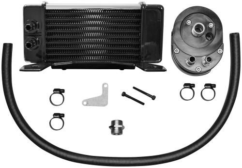 Jagg - Jagg Horizontal 10 Row Oil Cooler - Low Mount - Chrome - 750-2380