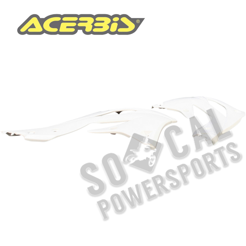 Acerbis - Acerbis Radiator Shrouds - White - 2250430002