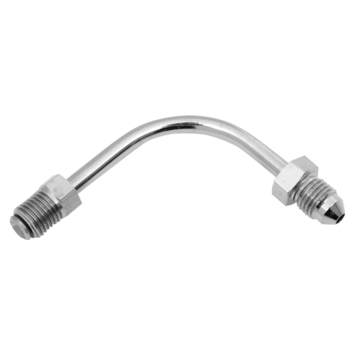 Russell - Russell Cycleflex Universal Brake Line Fitting - Tube, 3/8in 24 Inverted Flare - #3 Male/90 Degree Long Bend - R4283C