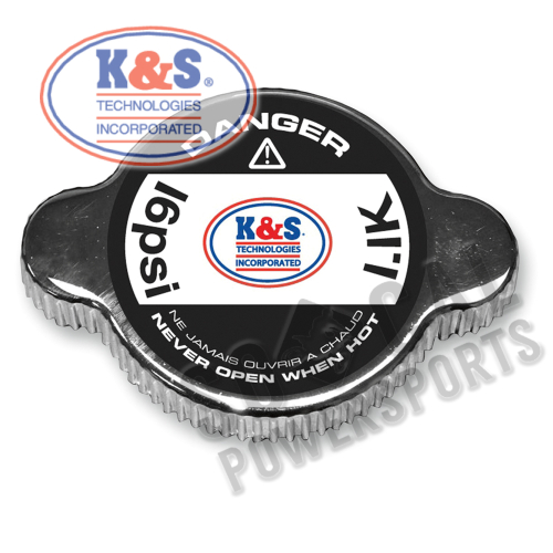 K&S Technologies - K&S Technologies Standard-Pressure Radiator Cap - Chrome - 58-1011