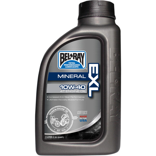Bel-Ray - Bel-Ray EXL Mineral 4T Engine Oil - 20W50 - 1L. - 99100-B1LW