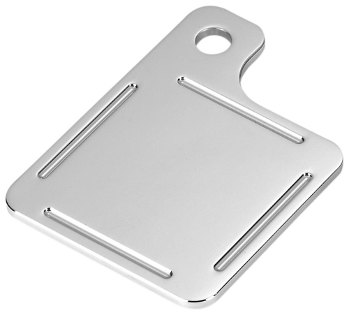 Novello - Novello Inspection Tag Plate - Chrome Center Mount - Ball Mill - NIL-INS6