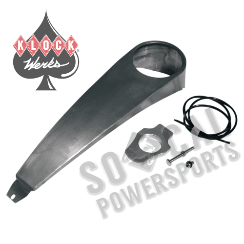 Klock Werks - Klock Werks Softail Dash with Ignition Relocation Kit - KWS-02-0100