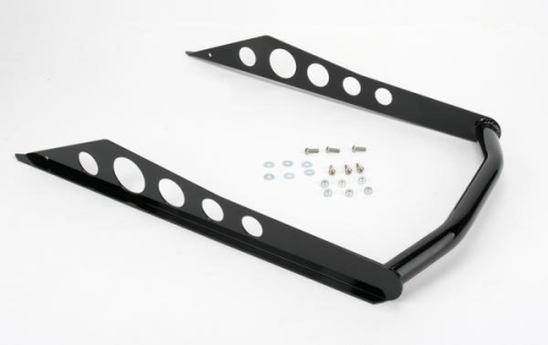 Skinz Protective Gear - Skinz Protective Gear Rear Custom Aluminum Bumper - Black - SDRB200-BK