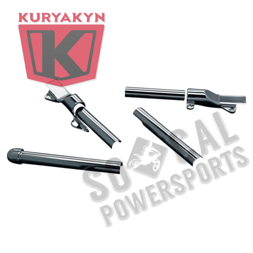 Kuryakyn - Kuryakyn Swingarm Covers (Tubes Covers Only) - 8108