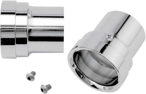 Vance & Hines - Vance & Hines Billet End Caps for Big Shots Exhaust - Straight - Chrome - 16919