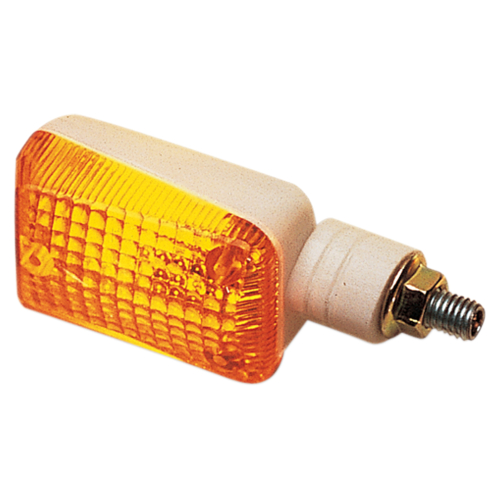 K&S Technologies - K&S Technologies Mini-Stalk Marker Lights - White with Amber Lens - 25-8048