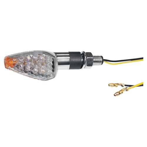 K&S Technologies - K&S Technologies LED Ultra Mini Stalk Marker Lights - Triangle with Short Stem Chrome Body - 25-8947