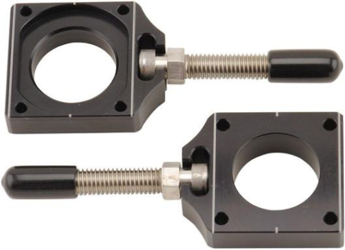 Bolt MC Hardware - Bolt MC Hardware Chain Adjuster Block - Black - CHAD-KX2.BK