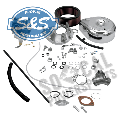 S&S Cycle - S&S Cycle Shorty Super E Carburetor Kit - Twin Cam Engines - 11-0450