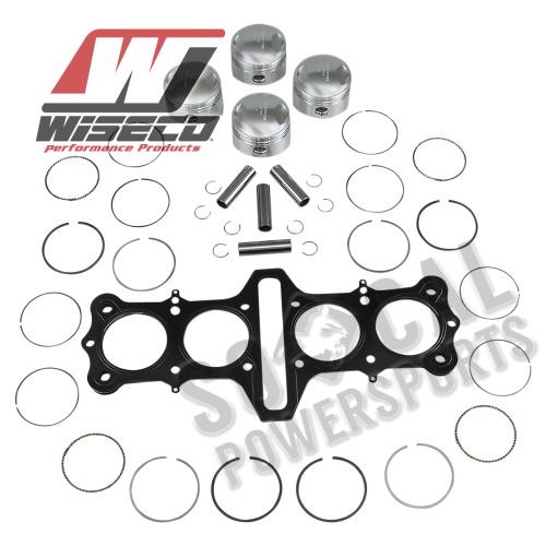 Wiseco - Wiseco Top End Kit - 2.50mm Oversize to 72.00mm, 10.25:1 Compression - K1076