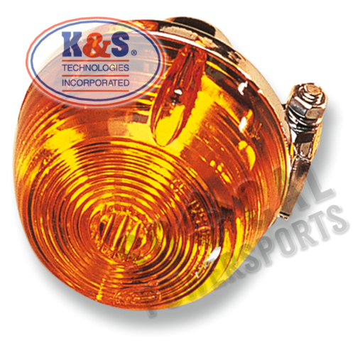 K&S Technologies - K&S Technologies DOT Approved Turn Signal - Amber - 25-1045