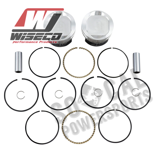 Wiseco - Wiseco K Piston Kit (73ci., Reverse Dome) - .010in. Oversize to 3.508in., 10:1 Compression - K1683