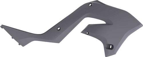Polisport - Polisport Restyle Radiator Shroud - Nardo Gray - 8425800003