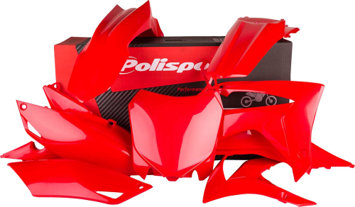 Polisport - Polisport Plastic Kit - Red - 90628
