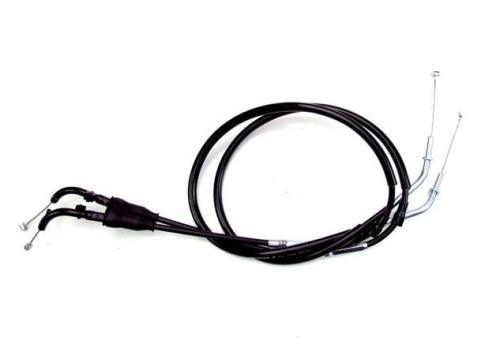 Motion Pro - Motion Pro Black Vinyl Push/Pull Throttle Cable Set - 03-0408