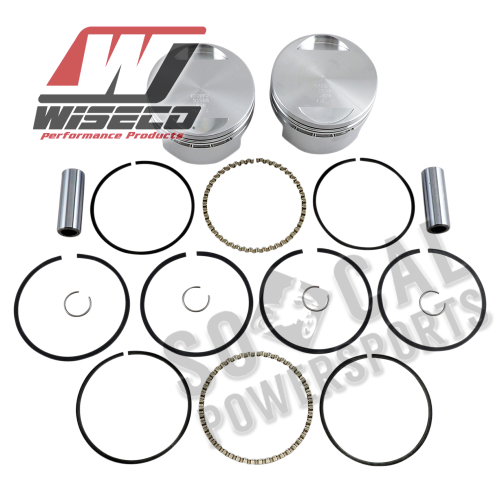 Wiseco - Wiseco K Piston Kit (73ci., Flat Top) - .020in. Oversize to 3.518in., 9:1 Compression - K1662