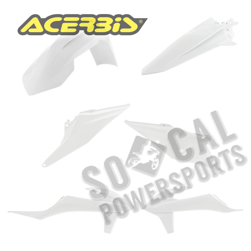 Acerbis - Acerbis Plastic Kit - White - 2726500002