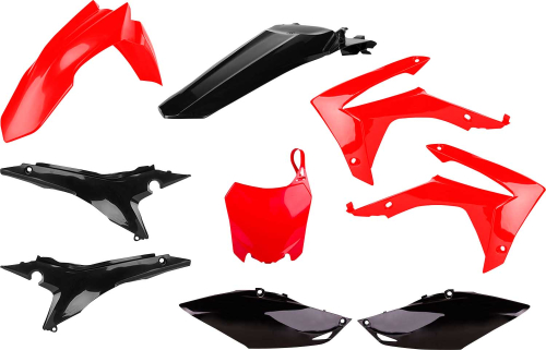 Polisport - Polisport Plastic Kit - Red/Black - 90832