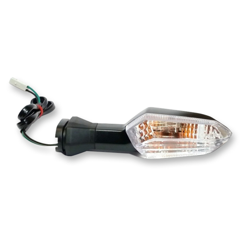K&S Technologies - K&S Technologies Turn Signal - Rear Right - Black/Clear Lens - 25-2333C