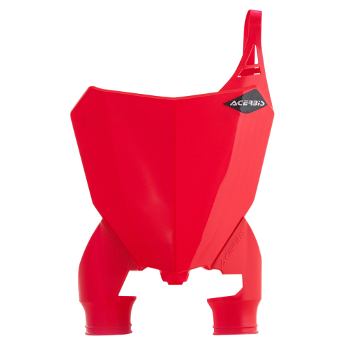 Acerbis - Acerbis Raptor Front Number Plate - Red/Red - 2630770227