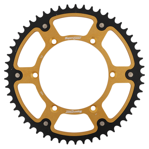 Supersprox - Supersprox Stealth Rear Sprocket - 53T - RST-460-53-GLD