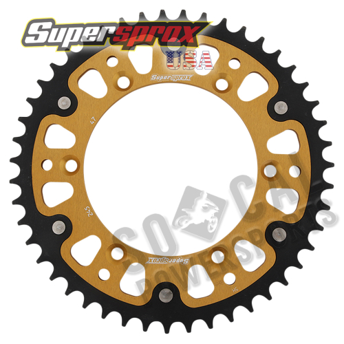 Supersprox - Supersprox Stealth Rear Sprocket - 47T - RST-245-47-GLD