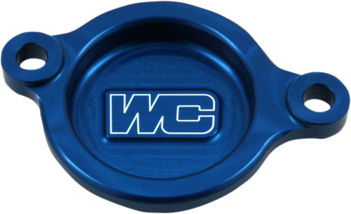 Works Connection - Works Connection Oil Filter Cover - Blue - 27-001