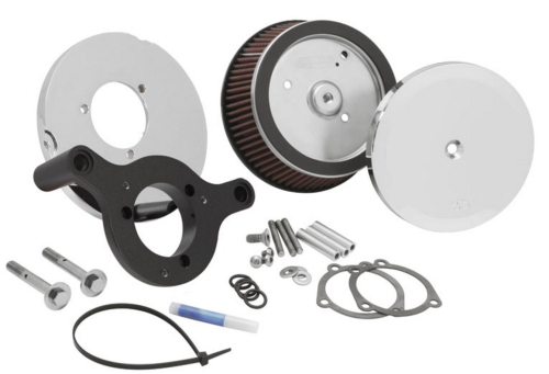 K&N Engineering - K&N Engineering Street Metal Custom Intake System (Large Capacity) - Hammer with Mirror Finish - RK-3946X