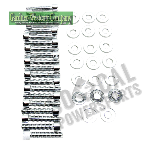 Gardner-Westcott - Gardner-Westcott Rocker Box Chrome Steel Socket-Head Bolt Kit - P-48-15