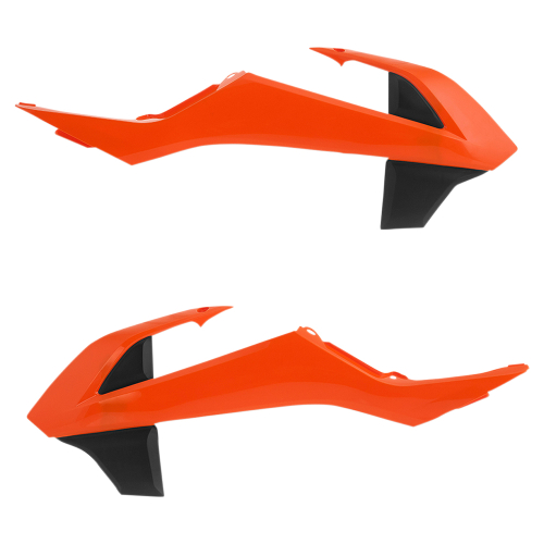 Acerbis - Acerbis Radiator Shrouds - Orange - 2449705226