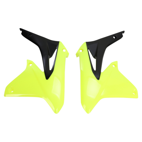 Acerbis - Acerbis Radiator Shrouds - Flo-Yellow/Black - 2113865137