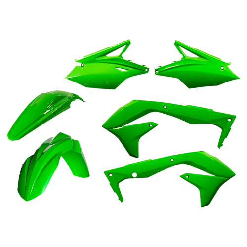 Acerbis - Acerbis Plastic Kit - Flo-Green - 2449610235