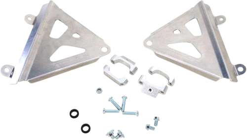 Works Connection - Works Connection Radiator Brace - Silver - 18-776