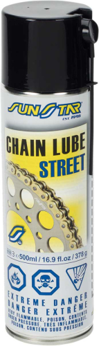 Sunstar - Sunstar Street Formula Chain Lube - 500ml. Can - SSLUBE-500RR