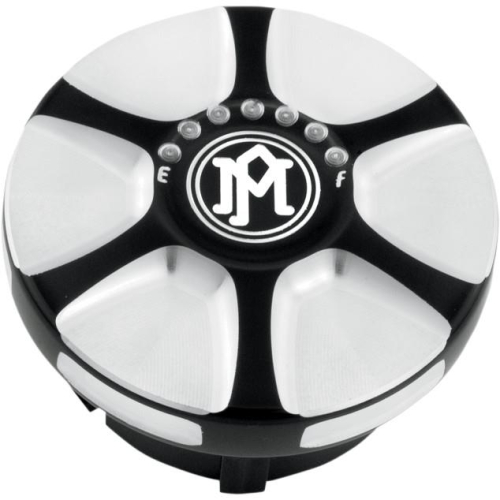 Performance Machine - Performance Machine Array Gas Cap With LED Fuel Light - Contrast Cut - 0210-2025ARY-BM