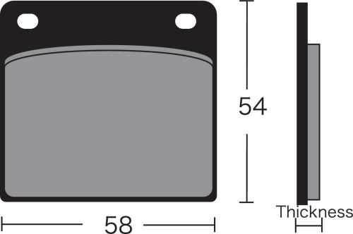 Vesrah - Vesrah Organic Brake Pads - VD-306