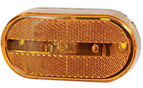Optronics Inc - Optronics Inc Side Marker Light (4x2-1/16in.) - Amber - MC-31AS