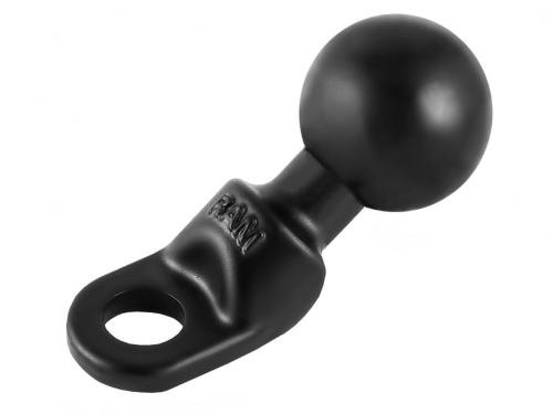 RAM Mounts - RAM Mounts RAM Motorcycle Base with 9mm Hole and 1in. Ball - RAM-B-272