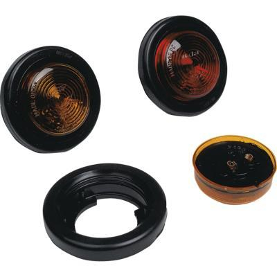 Wesbar - Wesbar Round Marker/Clearance Trailer Light - Red - 203380