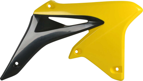 Polisport - Polisport Radiator Shroud - Black/Yellow - 8413600003