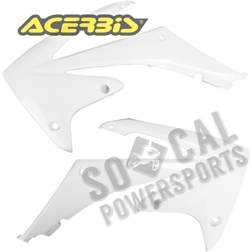 Acerbis - Acerbis Radiator Shrouds - White - 2141830002