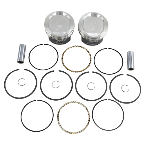 Wiseco - Wiseco K Piston Kit (73ci., Reverse Dome) - Standard Bore 3.498in., 10:1 Compression - K1682