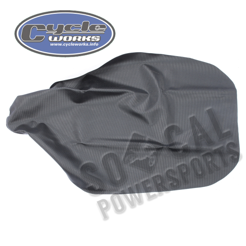 Quad Works - Quad Works Cycle Works Seat Cover - Gripper Black - 36-31293-01
