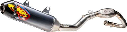 FMF Racing - FMF Racing Factory 4.1 RCT Full System - Aluminum Muffler - Carbon End Cap - 042405