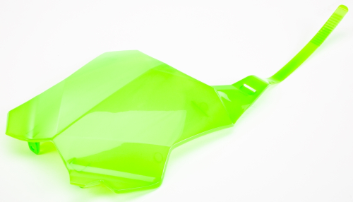 Polisport - Polisport Front Number Plate - Lime Green - 8665900006
