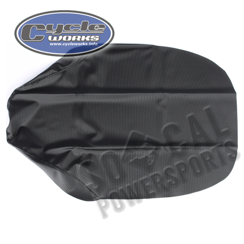Quad Works - Quad Works Cycle Works Seat Cover - Gripper Black - 36-42500-01