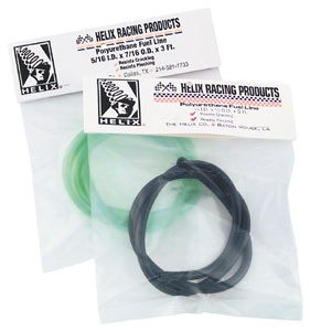 Helix Racing Products - Helix Racing Products Colored Fuel Line - 1/4in. x 3/8in. - 3ft. - Clear - 140-3806